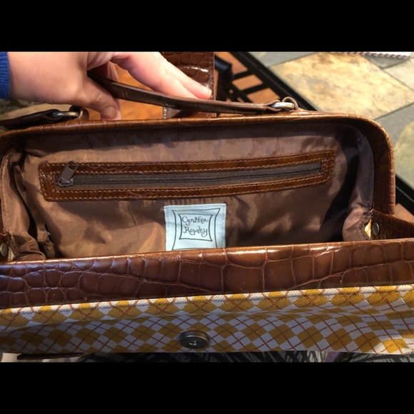 Cynthia Rowley Argyle satchel - Picture 3 of 4